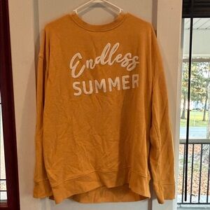 Shiraleah Endless Summer Mustard Sweatshirt